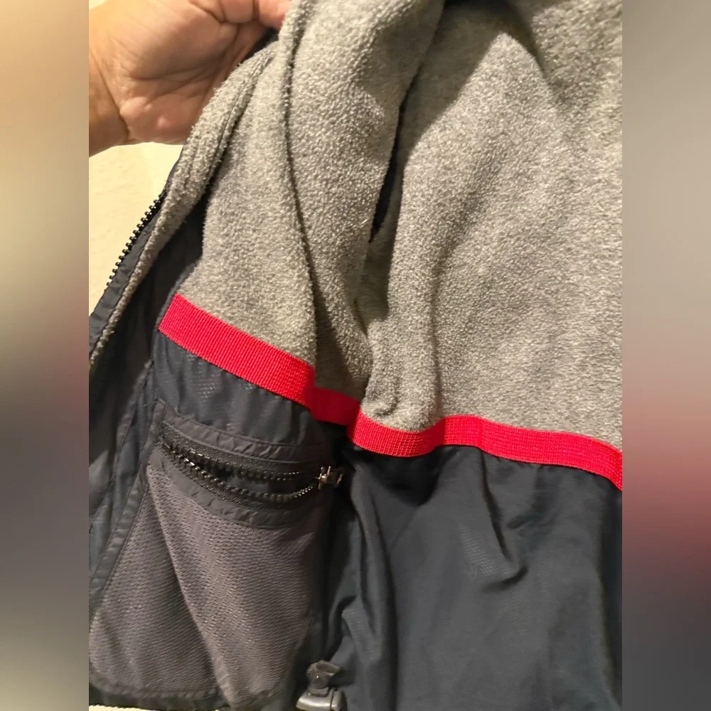 Gap Kids Puffer Jacket Black Hooded Snow Jacket Fleece‎ Lined Insulated
